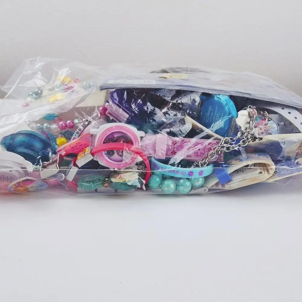 Disney Frozen Mystery Kids Jewelry Bundle – 2 Pounds AS-IS Lot A22